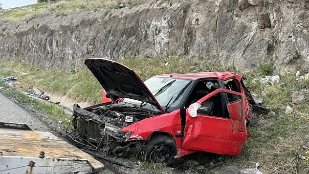 Malatya yolunda kaza! Sürücü can verdi