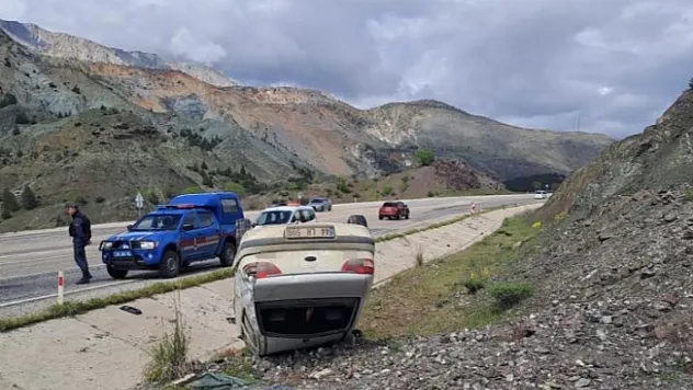 Otomobil takla attı: 4 yaralı