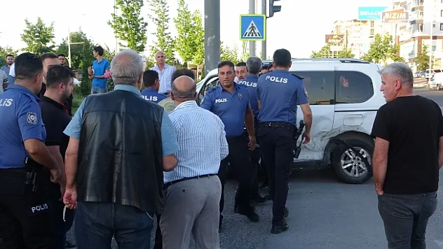 Kaza sonrası tartışma çıktı! Polis müdahale etti