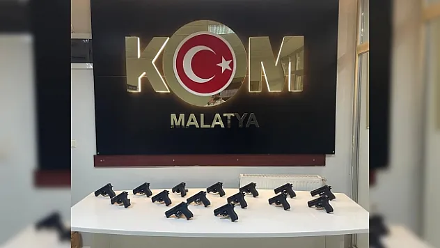 Malatya'da çok sayıda kaçak silah ele geçirildi