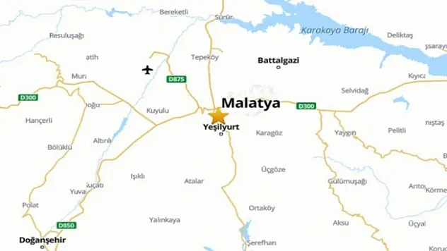 Malatya'da şiddetli deprem!