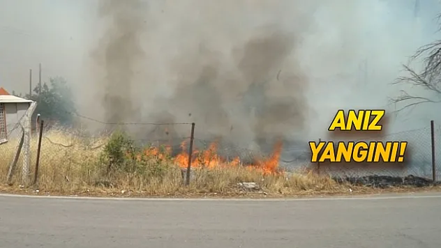 Trafodan yangın çıktı! Mahalleli tepki gösterdi!