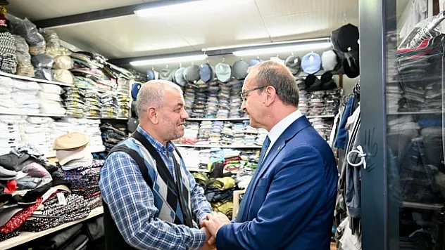 Konteyner esnafları sorunlarını Vali Yavuz'a iletti