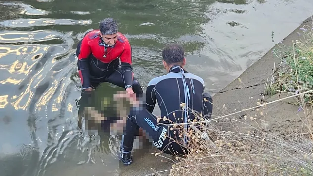Sulama kanalına giren yabancı uyruklu şahıs hayatını kaybetti