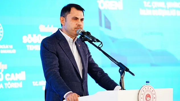 Bakan Kurum Malatya'ya geldi, Söğütlü Cami'nin temelleri atıldı!