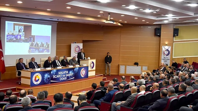 Malatya TSO toplantısında Malatya için önemli mesajlar...