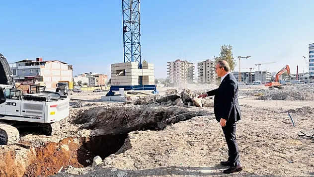 Niyazi Mısri rezerv alanında temel kazıları başladı