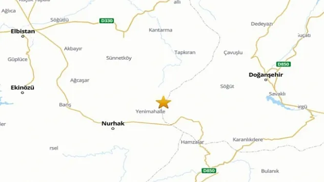 Doğanşehir'de 4.9 büyüklüğünde deprem!