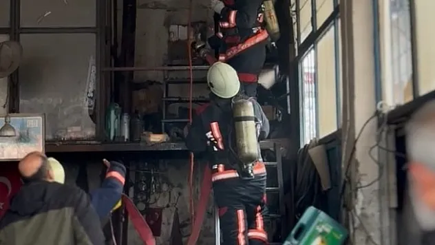 Malatya'da işyeri yangını! Korku dolu anlar yaşandı