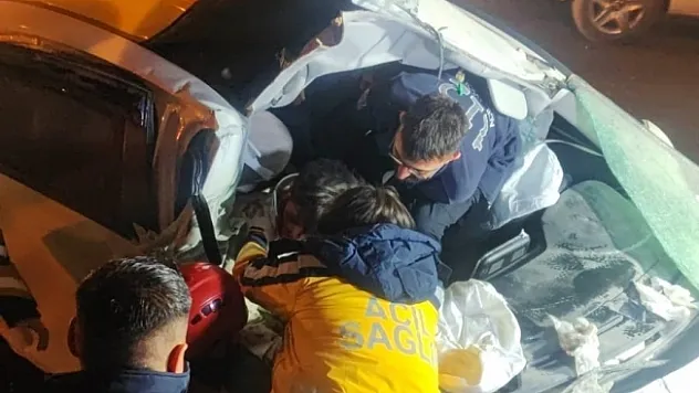 Malatya'da alt geçitte kaza: 1'i ağır 4 yaralı