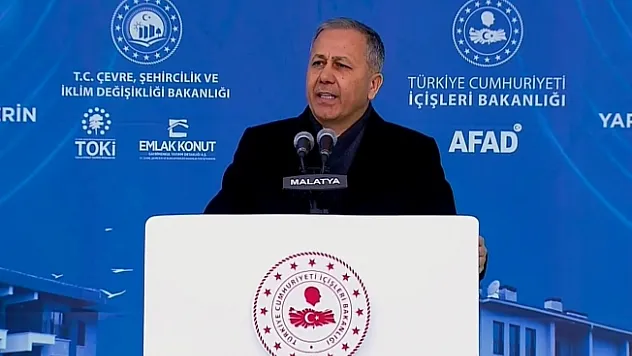 Bakan Yerlikaya: Asrın felaketi, asrın birliğiyle aşıldı