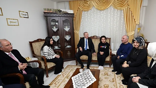 Erdoğan'dan Malatya'da Uludağ ailesine ziyaret