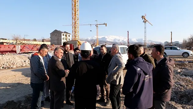 DAİMFED Heyeti, Malatya'da rezerv alan şantiyelerini inceledi