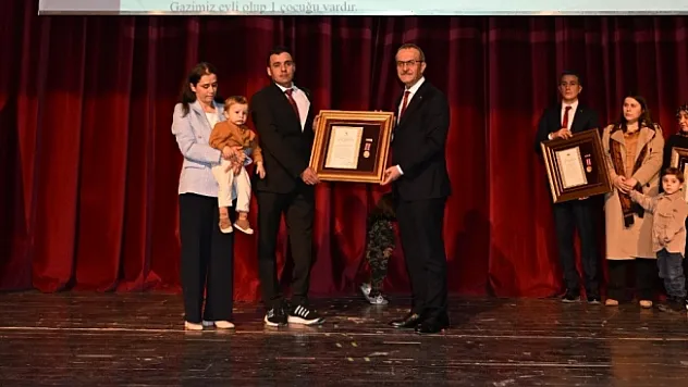 Malatya'da şehit ailelerine vefa! Devlet övünç madalyası takdim edildi