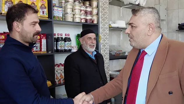 Sadıkoğlu, Eskimalatya esnafıyla bir araya geldi