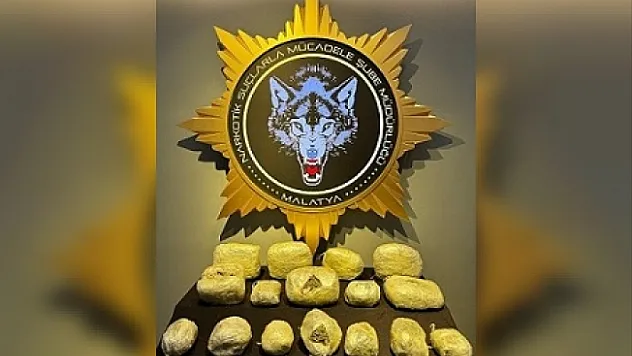 Malatya'da 9 kilo uyuşturucu yakalandı!