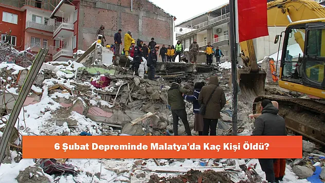 6 Şubat Depreminde Malatya'da Kaç Kişi Öldü?