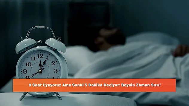 8 Saat Uyuyoruz Ama Sanki 5 Dakika Geçiyor: Beynin Zaman Sırrı!