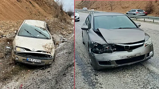 Aynı Noktada Peş Peşe Kaza: Malatya'da 7 Kişi Yaralandı