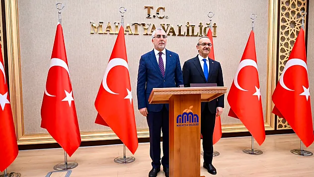 Bakan Vedat Işıkhan Malatya'da! İlk Durak Valilik Oldu