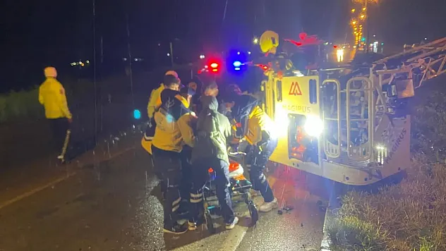Bandırma'da Gece Yarısı Dehşeti! Yolcu Otobüsü Devrildi