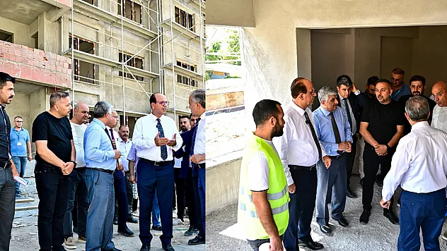 Başkan Geçit, Yeşil Yaşam Evleri inşaatını inceledi