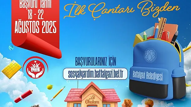 Battalgazi Belediyesi'nden Öğrencilere Kırtasiye Desteği