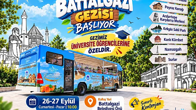 Battalgazi'de Üniversitelileri Bekleyen Kültür Rotası Belli Oldu!