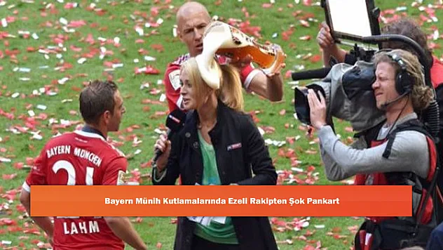 Bayern Münih Kutlamalarında Ezeli Rakipten Şok Pankart