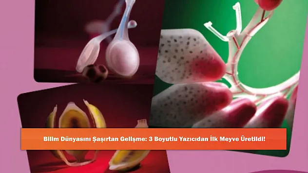 Bilim Dünyasını Şaşırtan Gelişme: 3 Boyutlu Yazıcıdan İlk Meyve Üretildi!