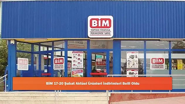 BİM 17-20 Şubat Aktüel Ürünleri İndirimleri Belli Oldu