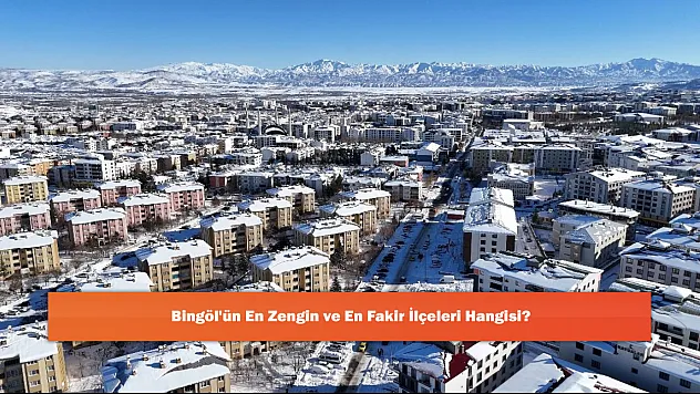 Bingöl'ün En Zengin ve En Fakir İlçeleri Hangisi?