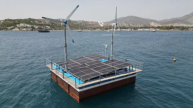 Bodrum'da Bir İlk: Yüzer Deniz Suyu Arıtma Platformu Günde 20 Ton Temiz Su Üretiyor