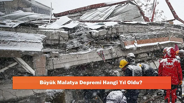 Büyük Malatya Depremi Hangi Yıl Oldu?