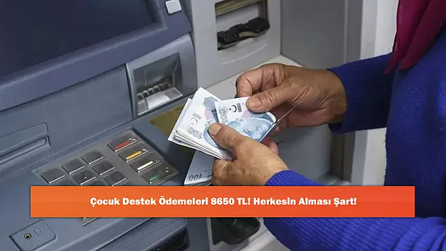 Çocuk Destek Ödemeleri 8650 TL! Herkesin Alması Şart!