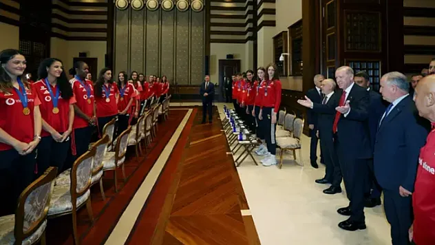 Cumhurbaşkanı Erdoğan'dan Şampiyon Millilere Özel Kabul!