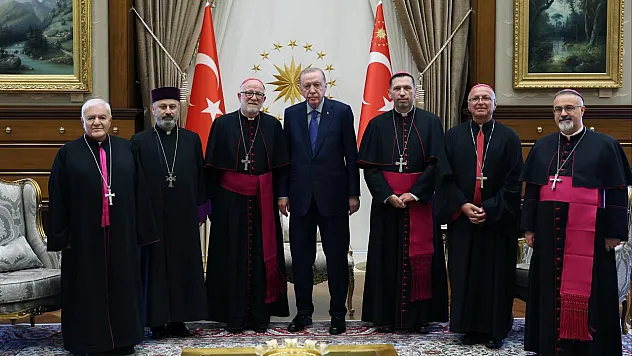 Cumhurbaşkanı Erdoğan Türkiye Katolik Episkoposlar Heyetini Kabul Etti