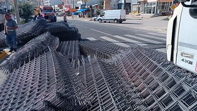 Darende'de tır şoförünün dikkati faciayı önledi