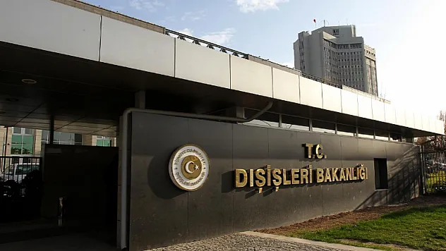 Dışişleri'nden İsrail'e Sert Tepki!