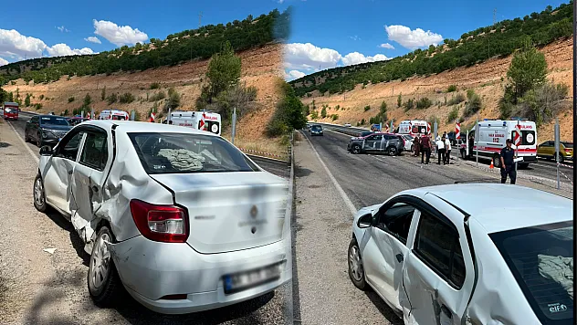 Doğanşehir'de Düğün Konvoyunda Korkunç Kaza!