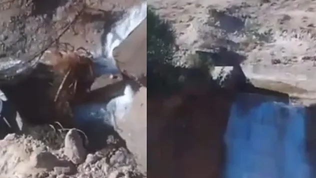 Doğanşehir'de Yol Açma Çalışmasında Göçük