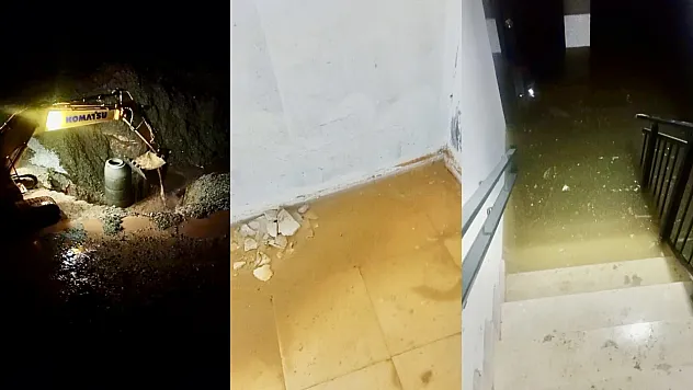 Doğanşehir TOKİ'de Su Baskını Krizi Çözülüyor!