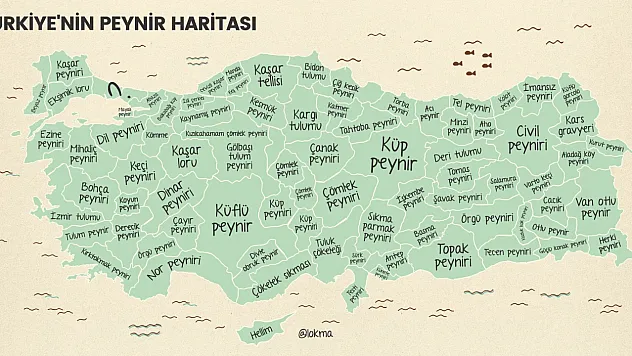Doğu Anadolu'nun Peynir Zenginliği Haritada: Malatya, Diyarbakır, Elazığ ve Bingöl'ün Öne Çıkan Lezzetleri