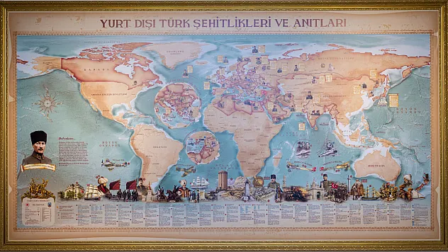 Dünyaya Yayılmış Türk Şehitlikleri Tek Haritada!