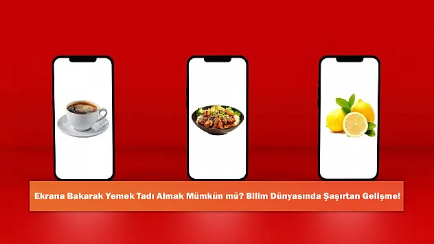 Ekrana Bakarak Yemek Tadı Almak Mümkün mü? Bilim Dünyasında Şaşırtan Gelişme!