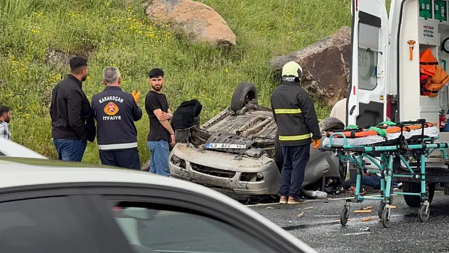 Elazığ'da Otomobil Dehşeti! Takla Atan Araçta Can Kaybı