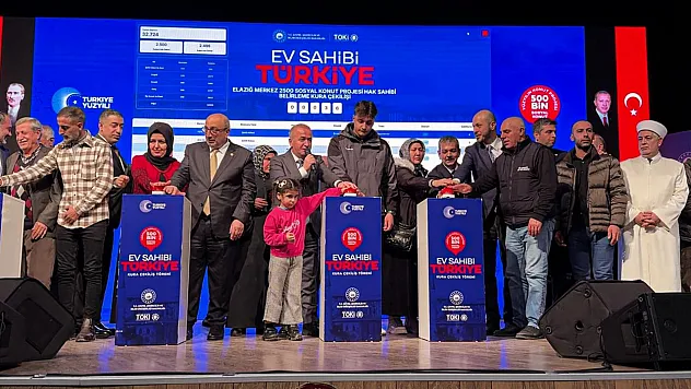 Elazığ'da Yüzyılın Konut Projesi: 3 Bin 825 Aile Yeni Evine Kavuşuyor