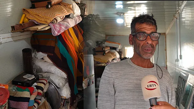 Engelli Depremzedenin Ev Çilesi! Müteahhit Evi Yarım Bıraktı, Konteyner Hayatı Uzadı
