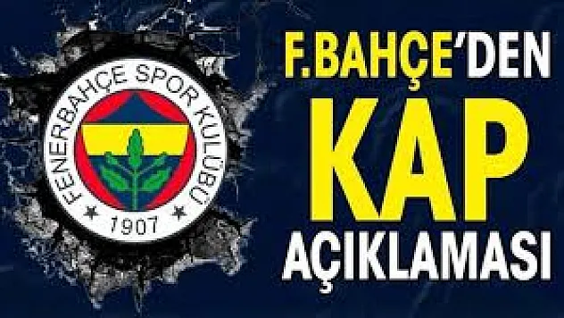 Fenerbahçe'den KAP'a Dev Zarar Açıklaması: 764 Milyon TL