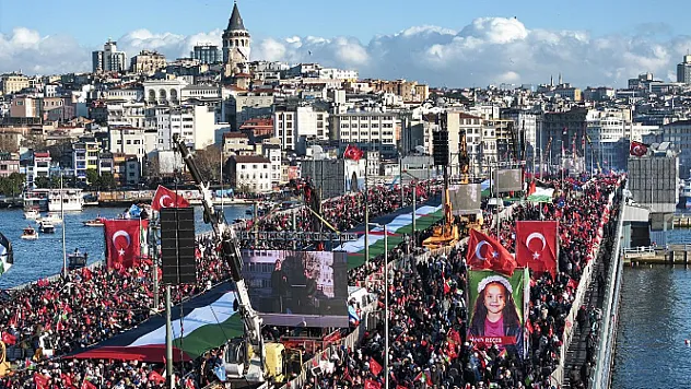 Galata Köprüsü'nde Filistin İçin Dev Buluşma!